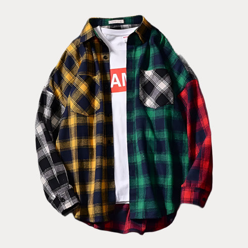 Men Plaid Shirt